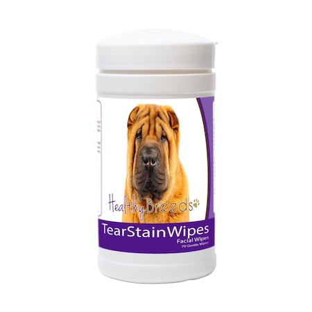 Pamperedpets Chinese Shar Pei Tear Stain Wipes PA3495354